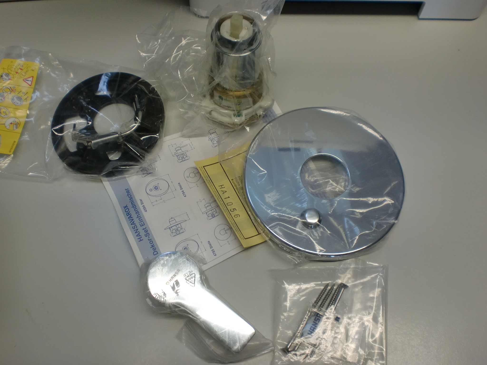 HANSA Hansaligna Fertigset Wanne Chrom 43853503