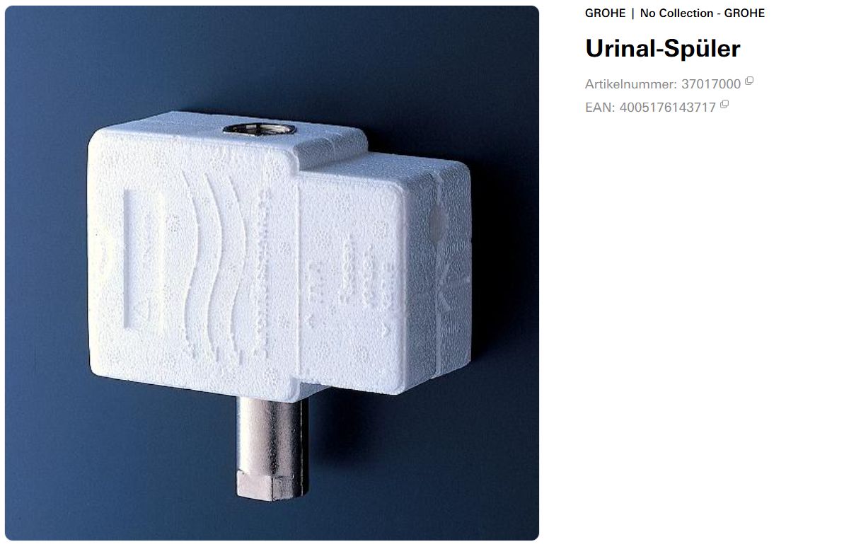 GROHE GroheDAL DAL Urinaldruckspüler Unterputz 37017 37017000 Komplett
