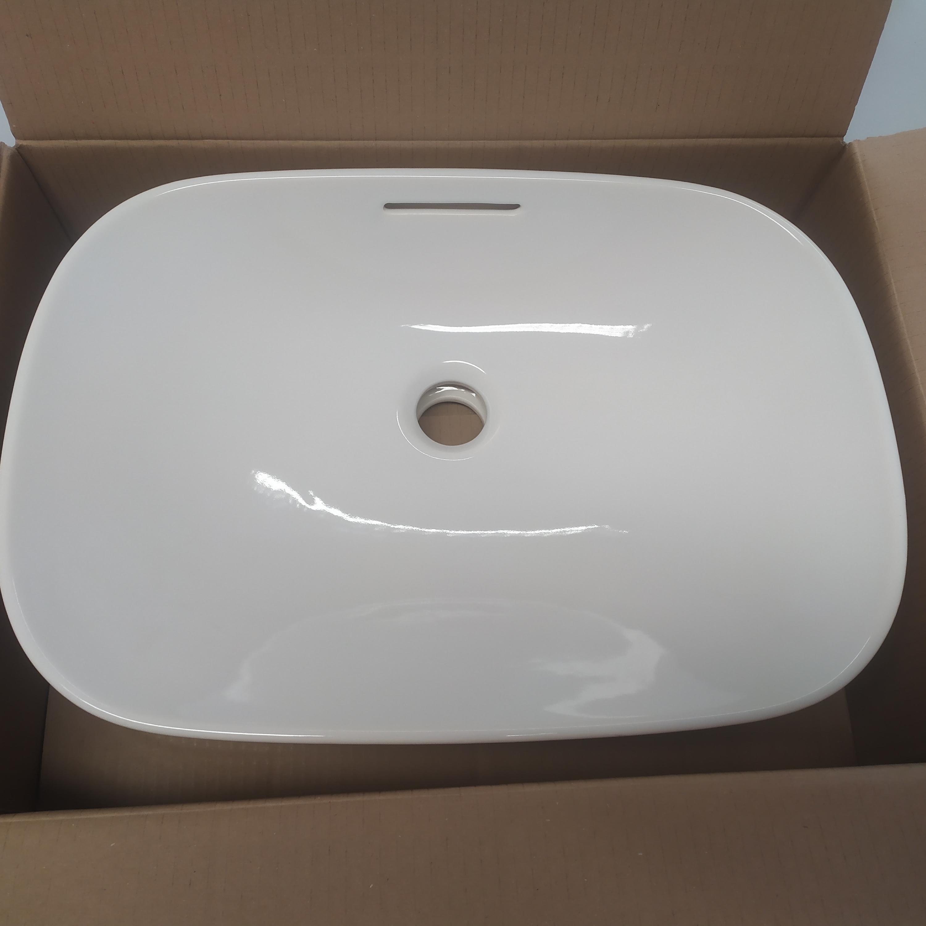 Laufen Halbeinbau Waschtisch INO 50 x 36.5 cm weiß (H8173020001091)