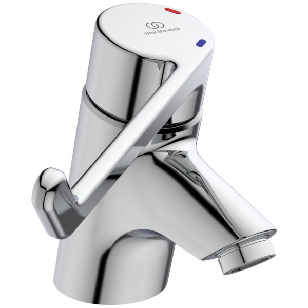 Einhand WT Batterie CeraPlus Med Hebel 180mm verchr. B8221AA