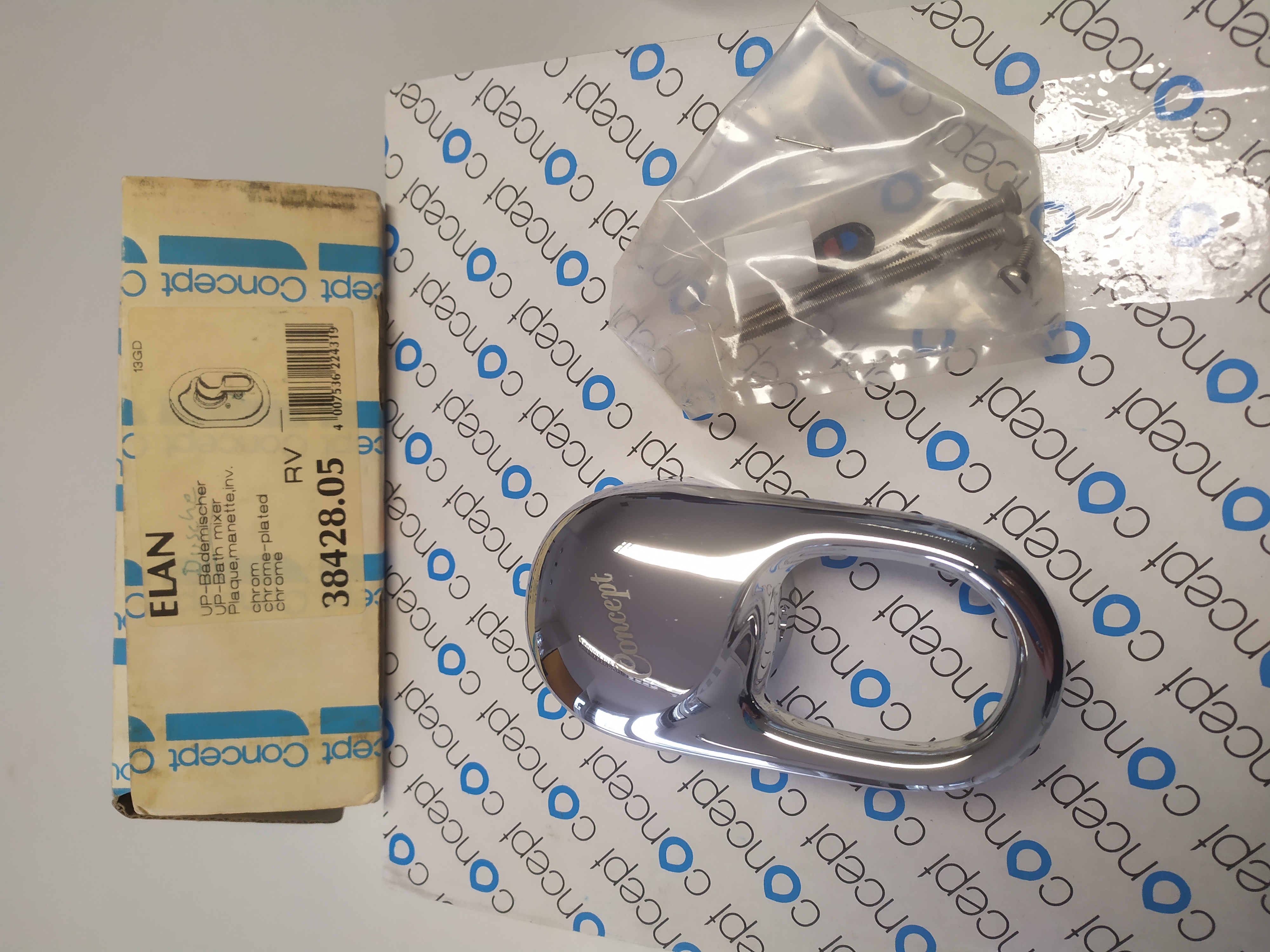 Concept Elan Fertigset Dusche Brause Reste verchromt