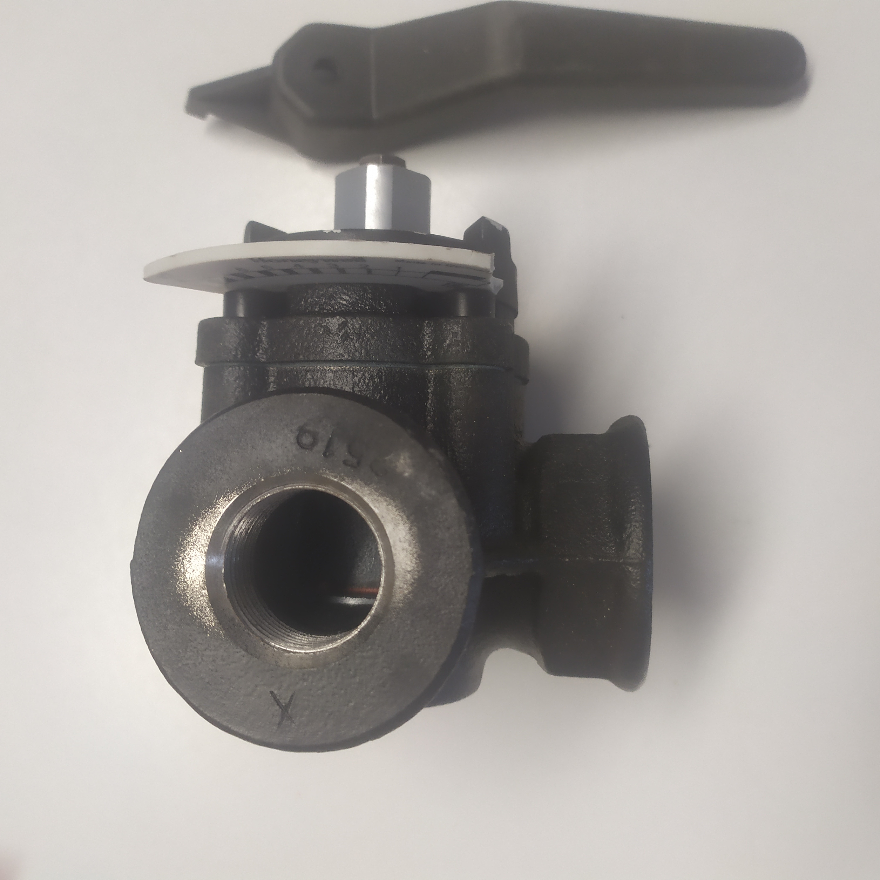 Honeywell Resideo CENTRA Dreiwege-Muffenmischer DR GG 20, grau, PN 6, abgewinkelt DN 20
