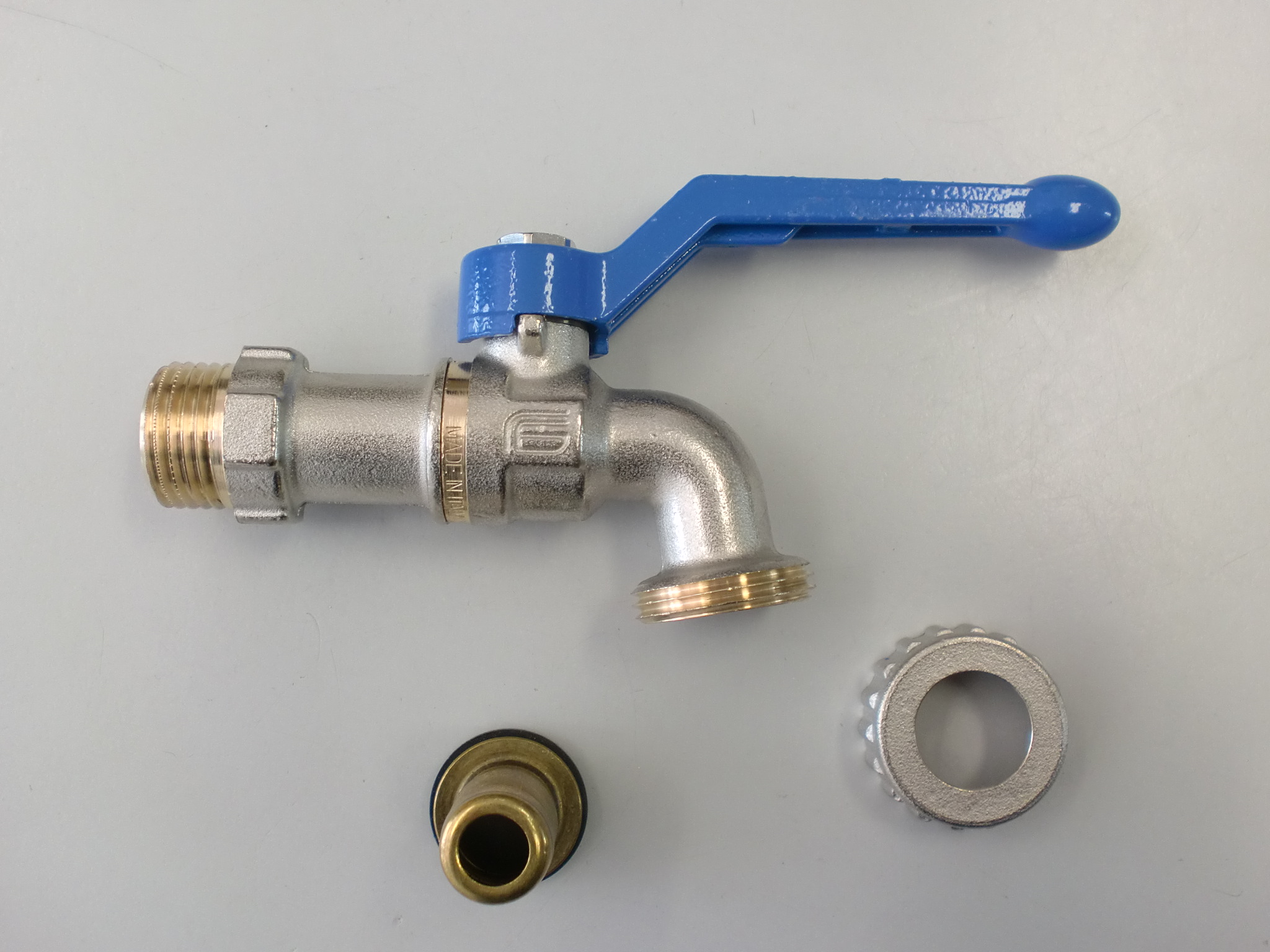 Auslaufhahn Effebi Silver 1/2" Auslaufkugelhahn