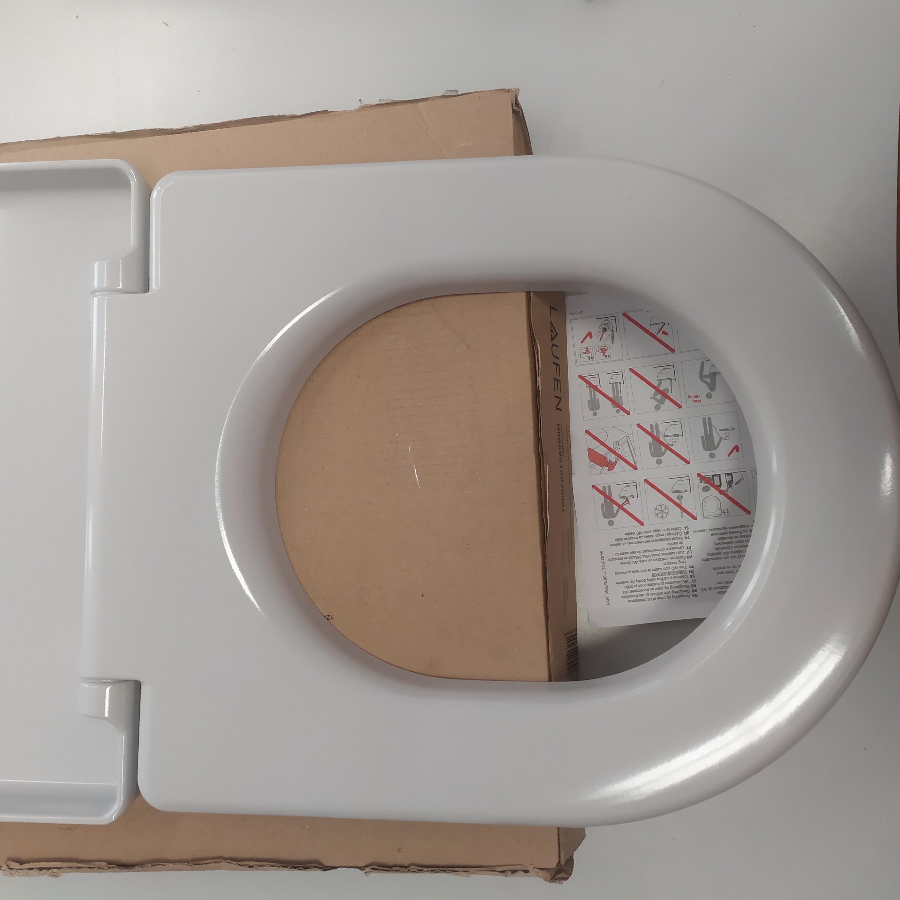 WC Sitz Manhattan Grau Laufen Pro Special mit Slowclose H8969510370001