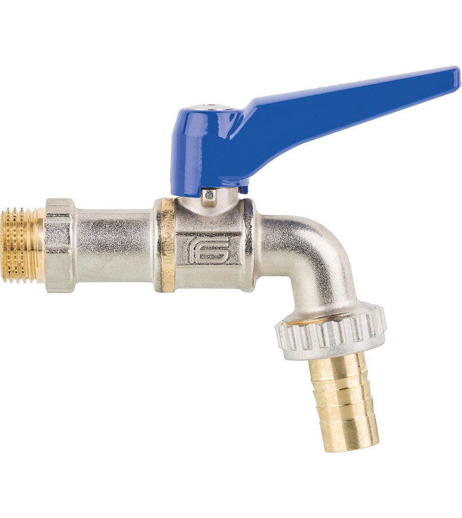 Auslaufhahn Effebi VIVA 1/2" langer Alu Griff DN15 PN40