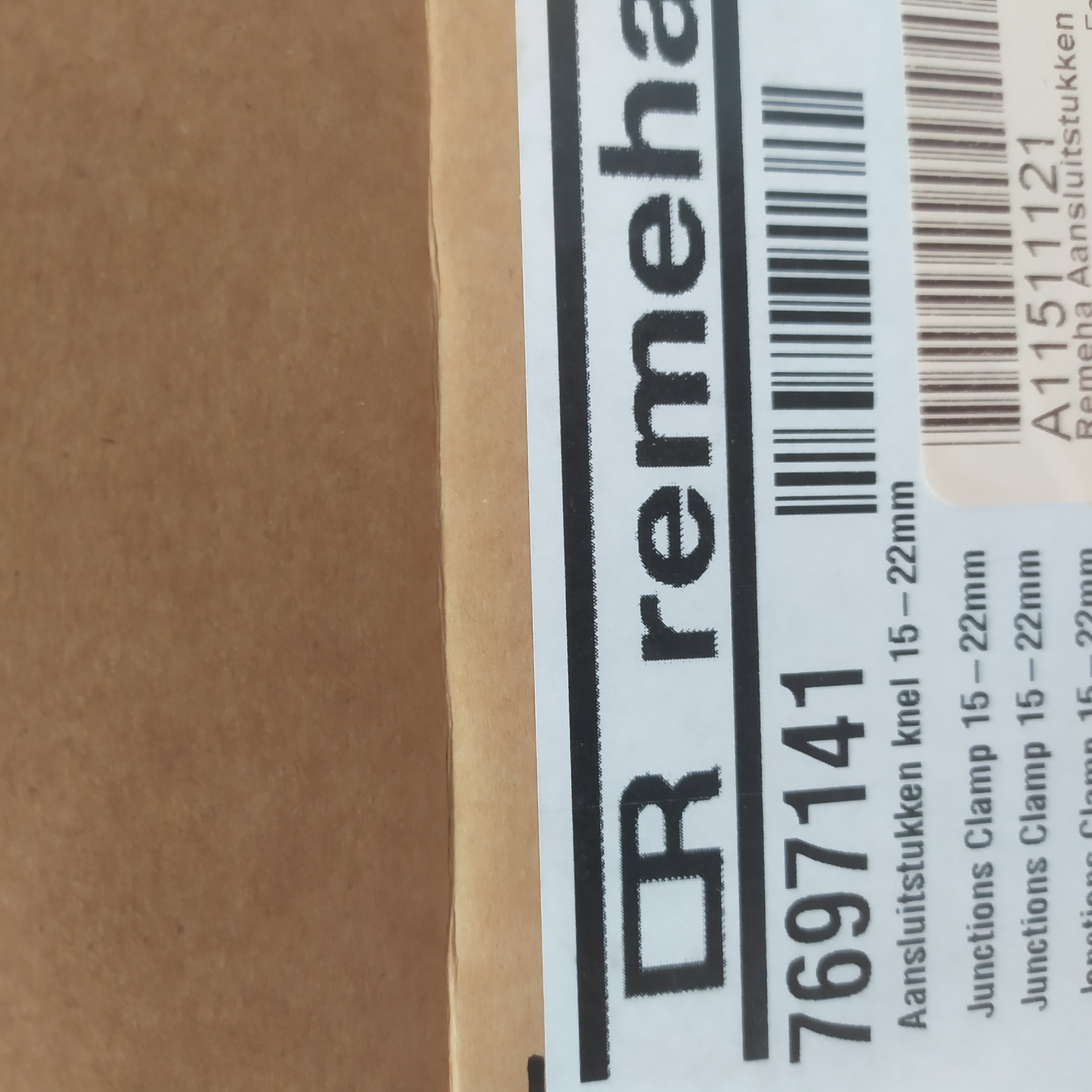 Remeha Tzerra ACE Klemmanschluss 15 - 22mm 7697141 und Dichtungen
