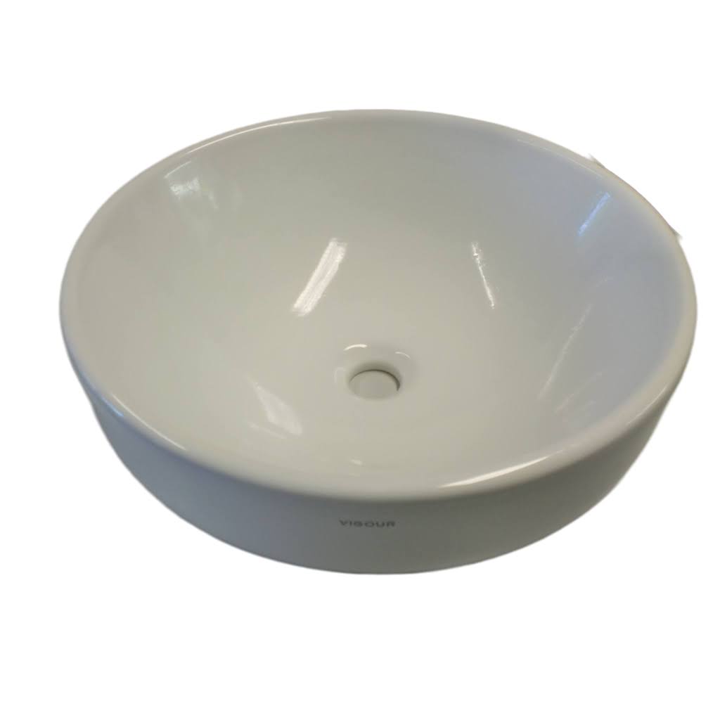 Cosima Aufsatzschale 45cm Schale 450mm Waschschüssel  weiss COSI45S