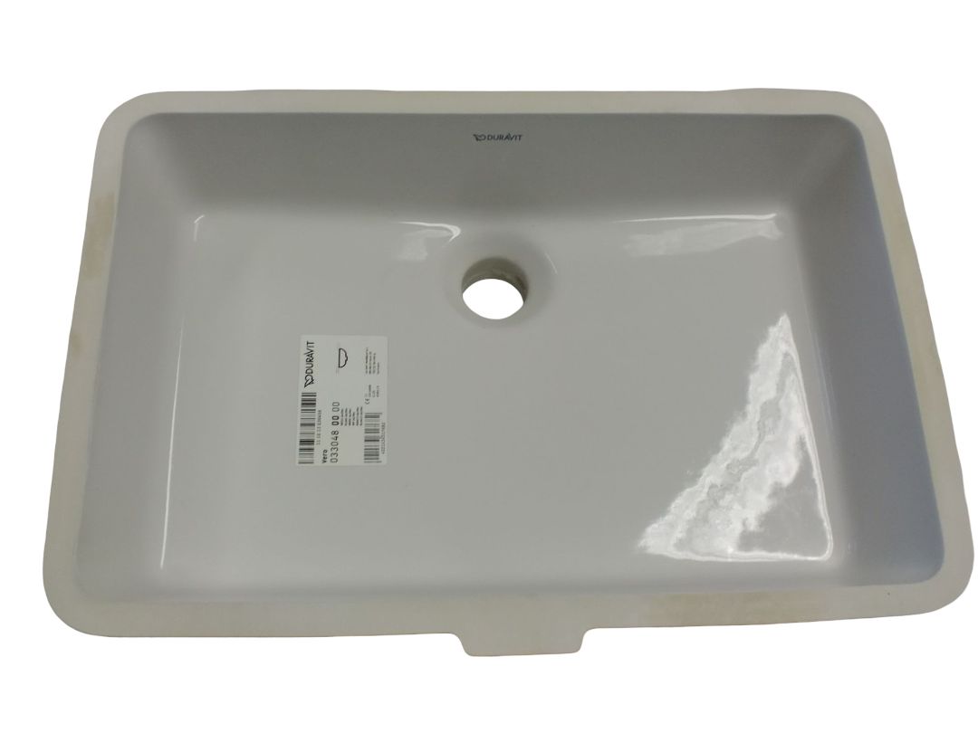 Duravit Einbaubecken Vero 159 Euro 48.5x31.5cm o.HL-Bank m.Überlauf weiss  0330480000