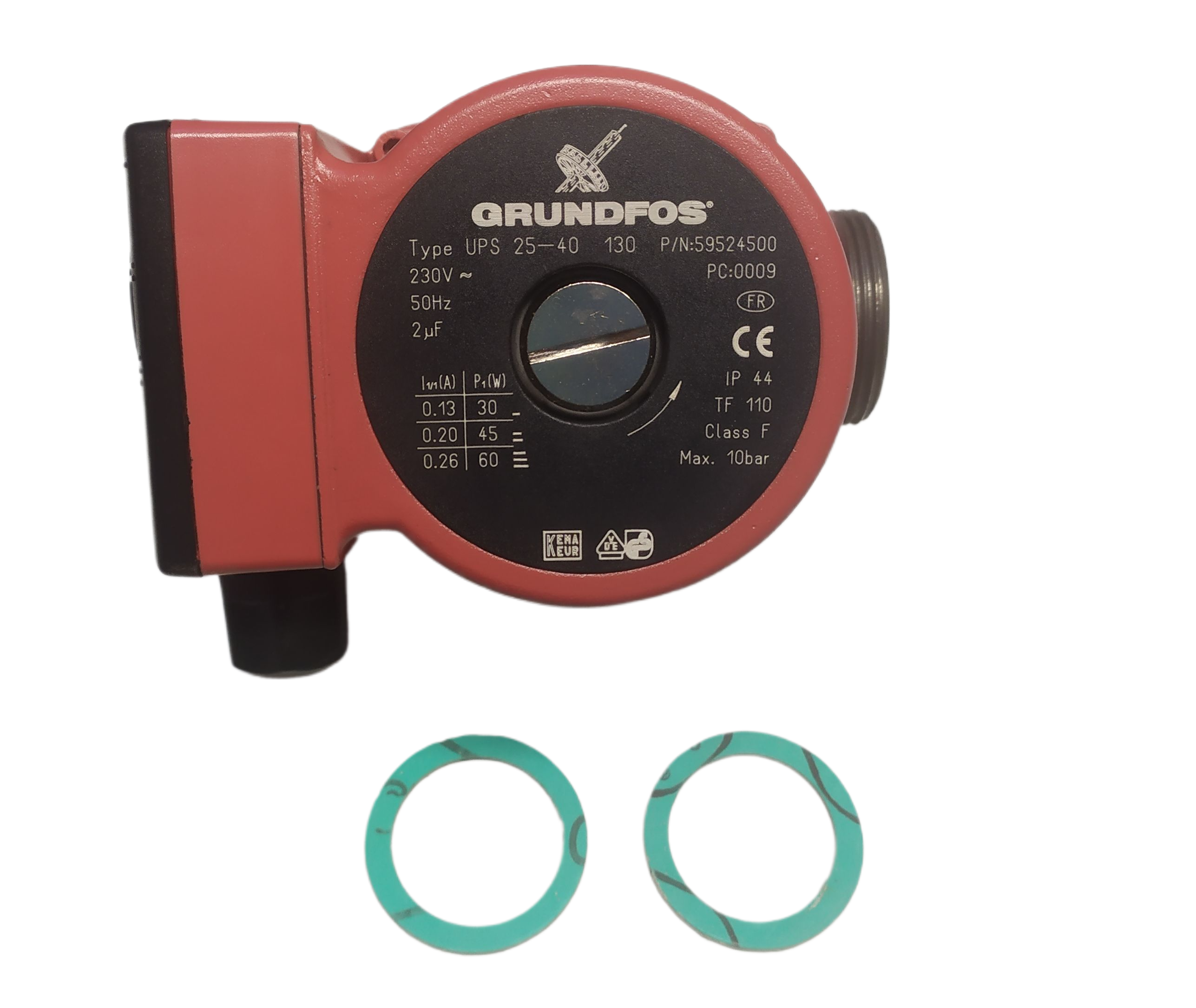 Grundfos UPS 25 - 40 130mm Baulänge Heizungspumpe Umwälzpumpe 59524500