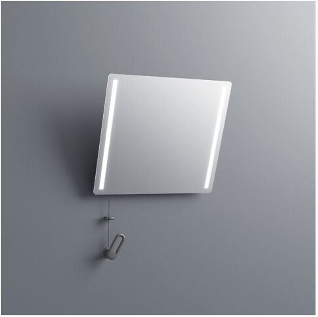 Hewi LED Kippspiegel basic 54x0,6cm felsgrau # 801.01.400 95