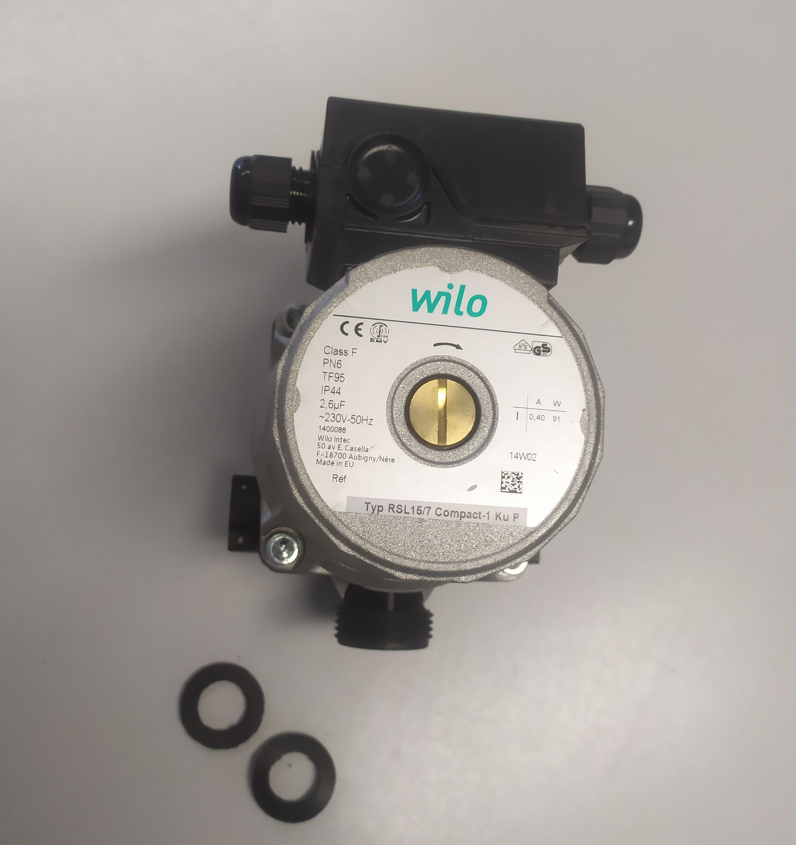 WILO Heizungspumpe RSL 15/7 Compact-1 Ku P 130mm mit Entlüfter