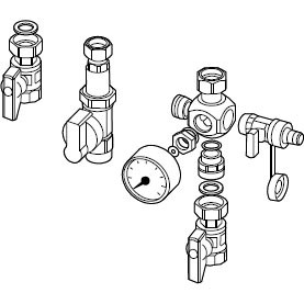 Remeha Calenta ACE S Aufputz Anschluss Set Standard AP 100014250