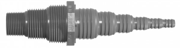 Airfit PVC Pumpennippel 3/4" 1" 1 1/4" auf 8mm 10mm 13mm 19mm 25mm Schlauchnippel