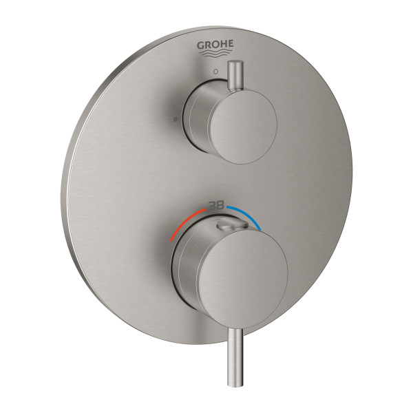 GROHE SPA ATRIO Thermostat mit 1 Absperrventil 24134DC3 Supersteel